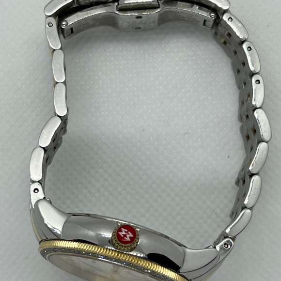 Michele Gold/Silver Harbor 2 Tones Dial Mww28a000002 Watch NWT - Picture 4 of 15